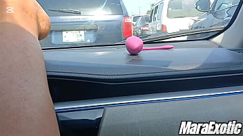 Horny Bbw Ebony Milf Masturbating in Lagos Traffic - Mara