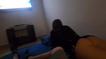 My stepsister and I watch a movie when we are