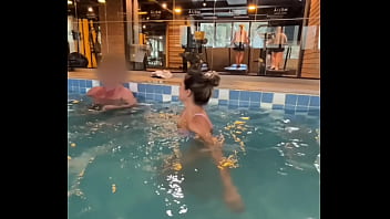 I seduced the well-endowed guest at the hotel pool, took