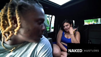 Devil in a blue dress sucking black men&rsquo;s swollen cock