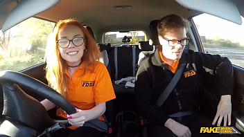 Fake Driving School - British ginger babe Ella Hughes gets