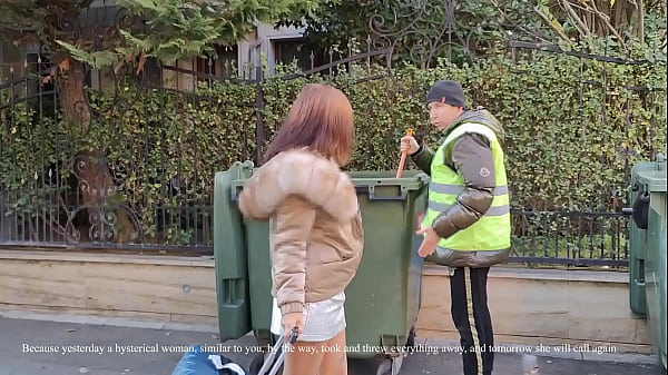 A homeless man helped an elite milf carry her suitcase