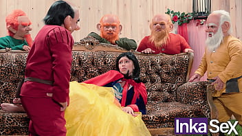 Snow White gets lost in the forest and is fucked