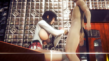 Hentai Uncensored 3D - Karen Handjob and blowjob Uncensored -