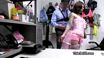 Cougar gets horny during cavity search and wants to fuck