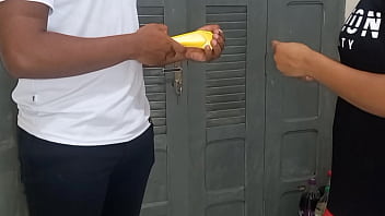 Delivery man fucked my ass to pay for lunch