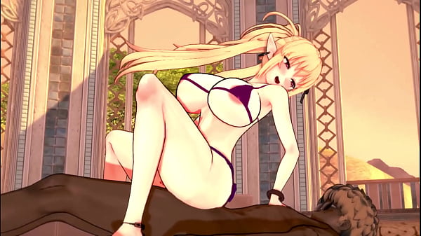 The horniest Elf gets fucked until she moans with pleasure