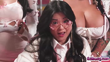 Lulu Chus new beautiful Asian girls friends are delighted with