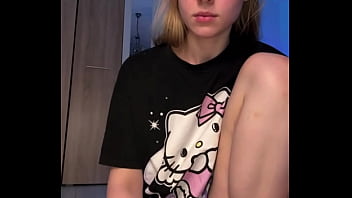 Fingering pink perfect pussy with big dildo