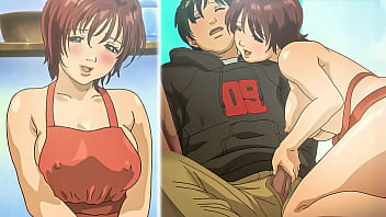Hentai &ndash; Hot Stepmom Seduces Her Youthful Stepson [Uncensored] [Subtitled]