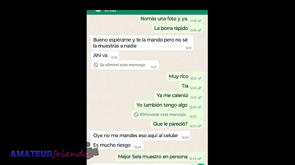 Aunt-in-law sends photo by mistake and ends up in hot