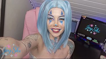 I accidentally ejaculated on the clown's face.