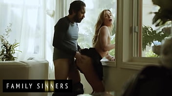 FAMILY SINNERS - Blonde Stepsister Moans Loudly As Her Stepbrother