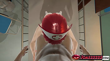 Hospital Nurse with Huge Boobs Rule34 - POV Handjob for