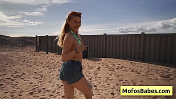 Sexy and Horny Blonde Slut Suck Huge Dick in the