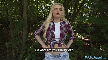 Public Agent Stranded Hot Blonde Has Time For an Outdoor