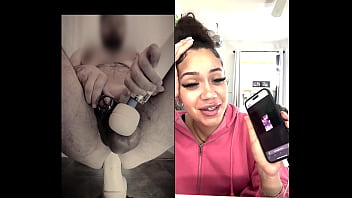 Her Blind-Reaction to How I Jerk Off! I think She