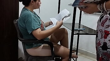 I help my stepsister with her homework in exchange for