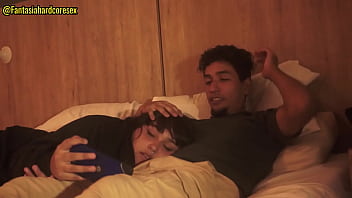 My stepsister swallows my penis after watching a movie PART