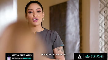 NURU MASSAGE - Hardcore Threesome Between Sexy Coworkers And A