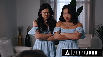 PURE TABOO Asian Stepsisters Lulu Chu & Kimmy Kimm Fulfill