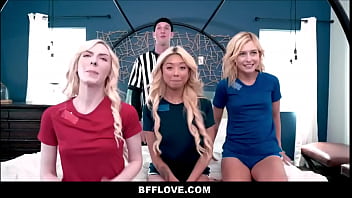 Teen Best Friends Lose Sports Bet To Neighbor Minxx Marley,