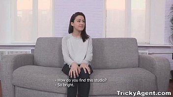 Tricky Agent - Shy cutie Izi Ashley fucks like a