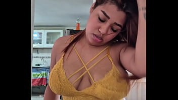 The cleaning girl being spied on and then fucked hard