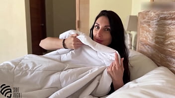 My stepmother woke up in my bed in the morning.