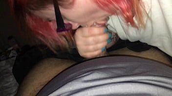 Natalie East Orlando sucks dick and swallows stranger cum