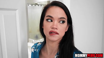 My asian stepmom was spying on me in the shower!