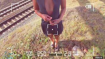 Outdoor Pussyjob Cum in my Pussy Panties and then Wears