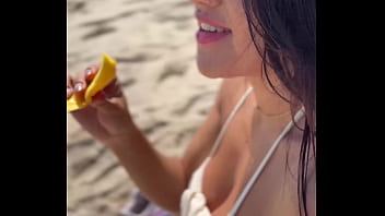 Getting A Taste Of Big-Tits Brunette Alice Thunder