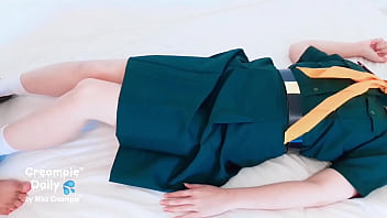 Thai teen student scout girl want to educate about creampie