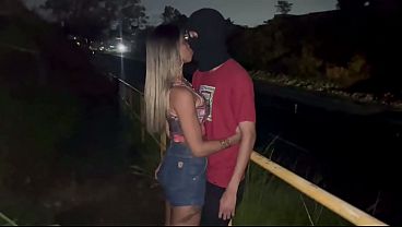 Wife approaches stranger on the street and has enjoyable anal