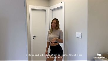 While my step brother was taking a bath, I fucked