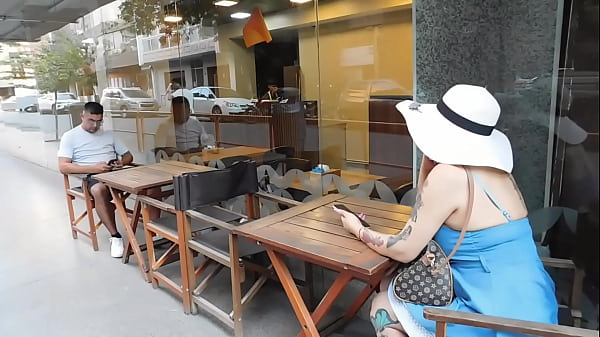 I saw him sitting in a bar and brought him