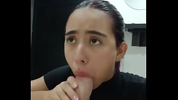 Hot guy lets his stepsister in and gives her good