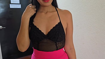 I couldn't resist seeing my stepdaughter in that pink skirt,