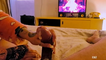 Handjob Guided to Obedient Boy by Half Sister