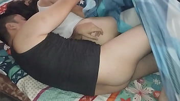 I was lying down and I discovered that my stepsister