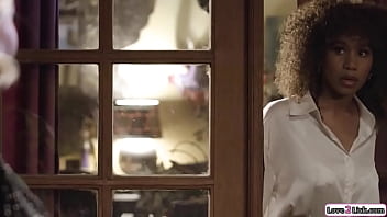  - Ebony girl has 1st lesbian experience with a