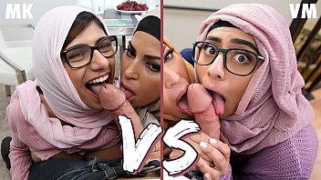 BANGBROS - Mia Khalifa VS Violet Myers: Epic Showdown (Who