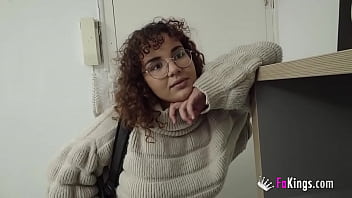 Lily wants to know if her tight pussy can fit