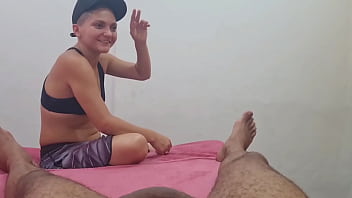 A little boy with a pink pussy.