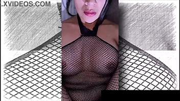 Enters the room and sees me recording a video for